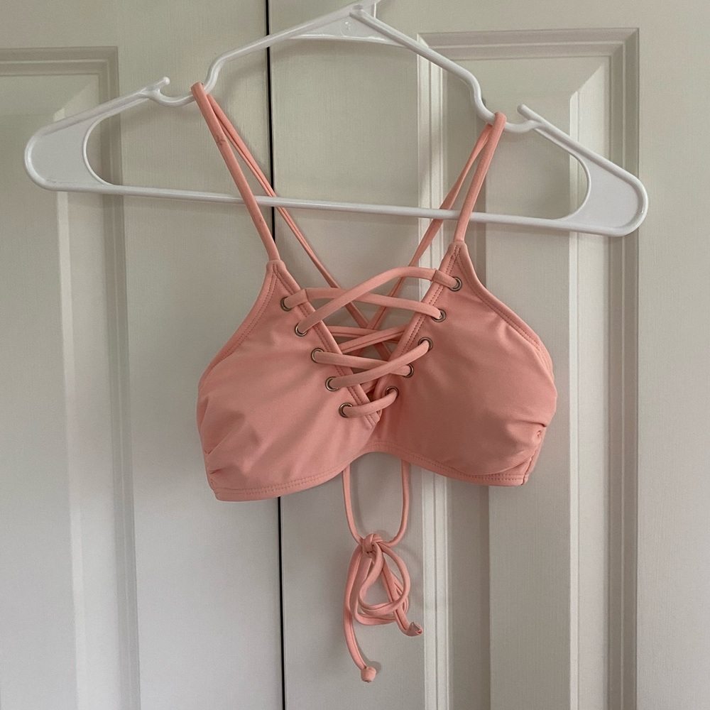 xhilaration pink bikini top - xs